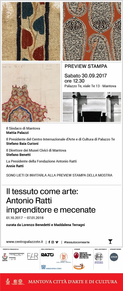 Il tessuto come arte: Antonio Ratti imprenditore e mecenate
